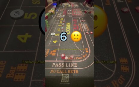 On the wrong side of Craps ? #craps #lasvegas #vegas #casino