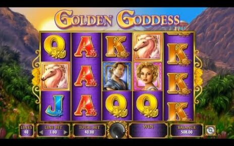 Online Casino Golden Goddness Slot Machine Gambling