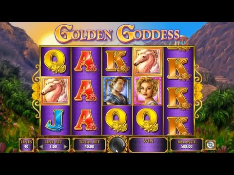 Online Casino Golden Goddness Slot Machine Gambling