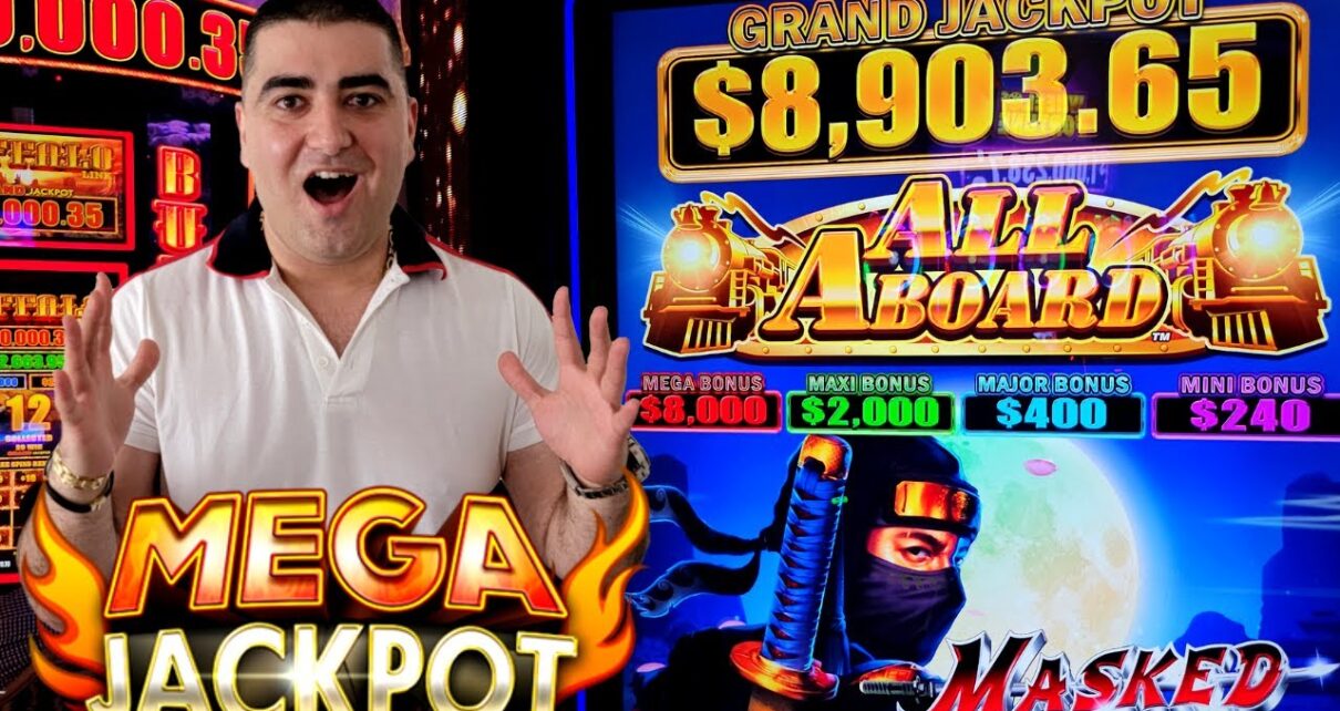 Over x600 MASSIVE JACKPOT On All Aboard Slot Machine Over x600 MASSIVE JACKPOT On All Aboard Slot Machine
