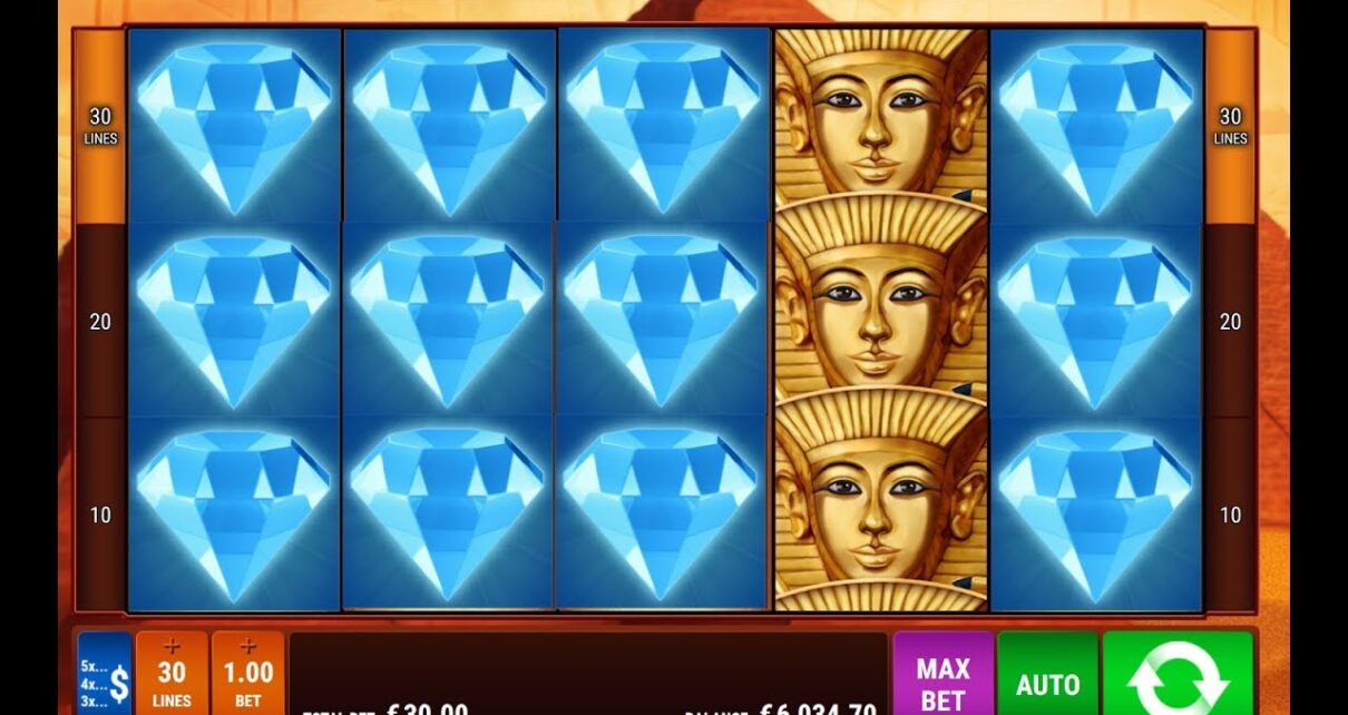 Pharaos Riches Online Casino 6x  Freispiele Session auf 30€