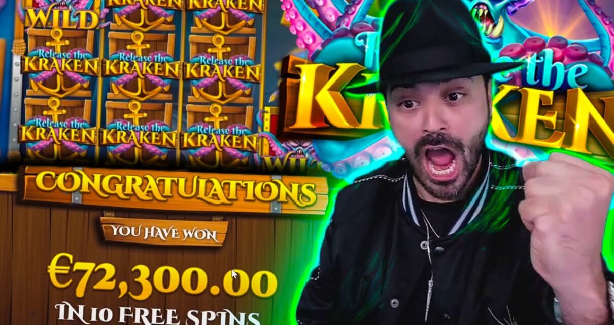 Roshtein BIG WIN 72 000€ on Release the Kraken Slot  Online Casino Biggest Wins of the week