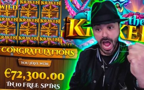 Roshtein BIG WIN 72 000€ on Release the Kraken Slot  Online Casino Biggest Wins of the week