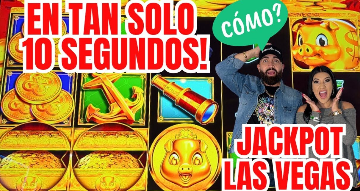 ⭐️ SERÁ POSIBLE? EN TAN SOLO 10 SEGUNDOS GANAMOS UN JACKPOT EN LAS VEGAS !