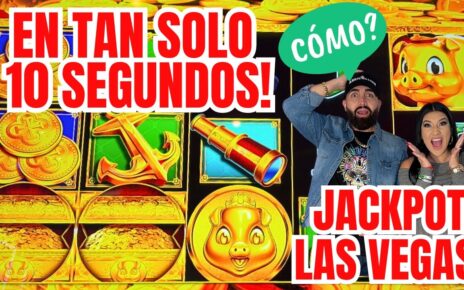 ⭐️ SERÁ POSIBLE? EN TAN SOLO 10 SEGUNDOS GANAMOS UN JACKPOT EN LAS VEGAS !