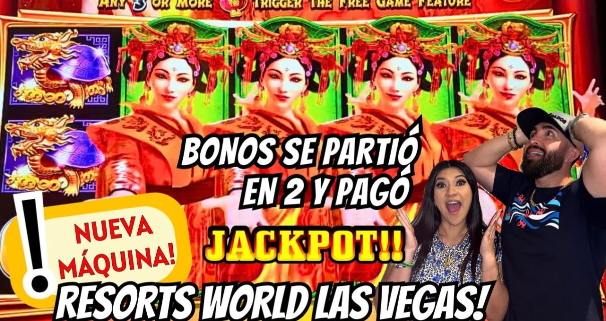 ? SIMBOLO DE BONOS SE PARTIO EN 2 Y PAGÓ JACKPOT EN RESORTS WORLD CASINO LAS VEGAS