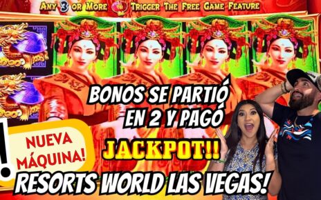 ? SIMBOLO DE BONOS SE PARTIO EN 2 Y PAGÓ JACKPOT EN RESORTS WORLD CASINO LAS VEGAS