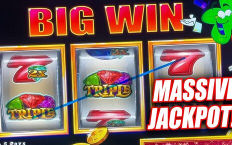 SUPER MASSIVE JACKPOT WIN ON EXTRA EXTRAS LUCKY ★ HIGH LIMIT ROOM CASINO SLOT MACHINE