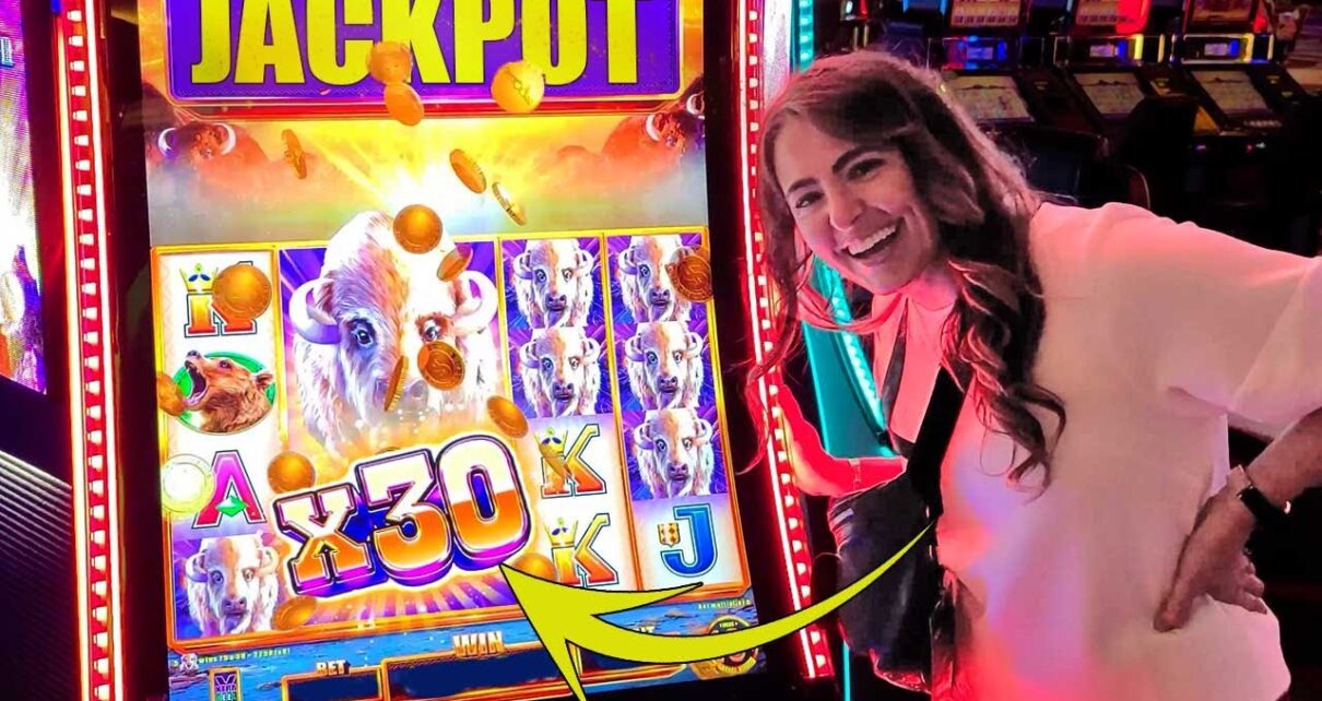 SUPER RARE 30X Multiplier on NEWEST Buffalo Wins JACKPOT!