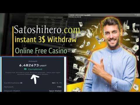 Satoshihero.com ফ্রি ইনকাম সাইট | gambling online | Instant 3$ income |online casino