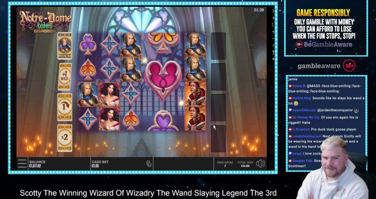 Saturday nighttime Viewers Slot Battle! Notre Dame Tales Gigablox!