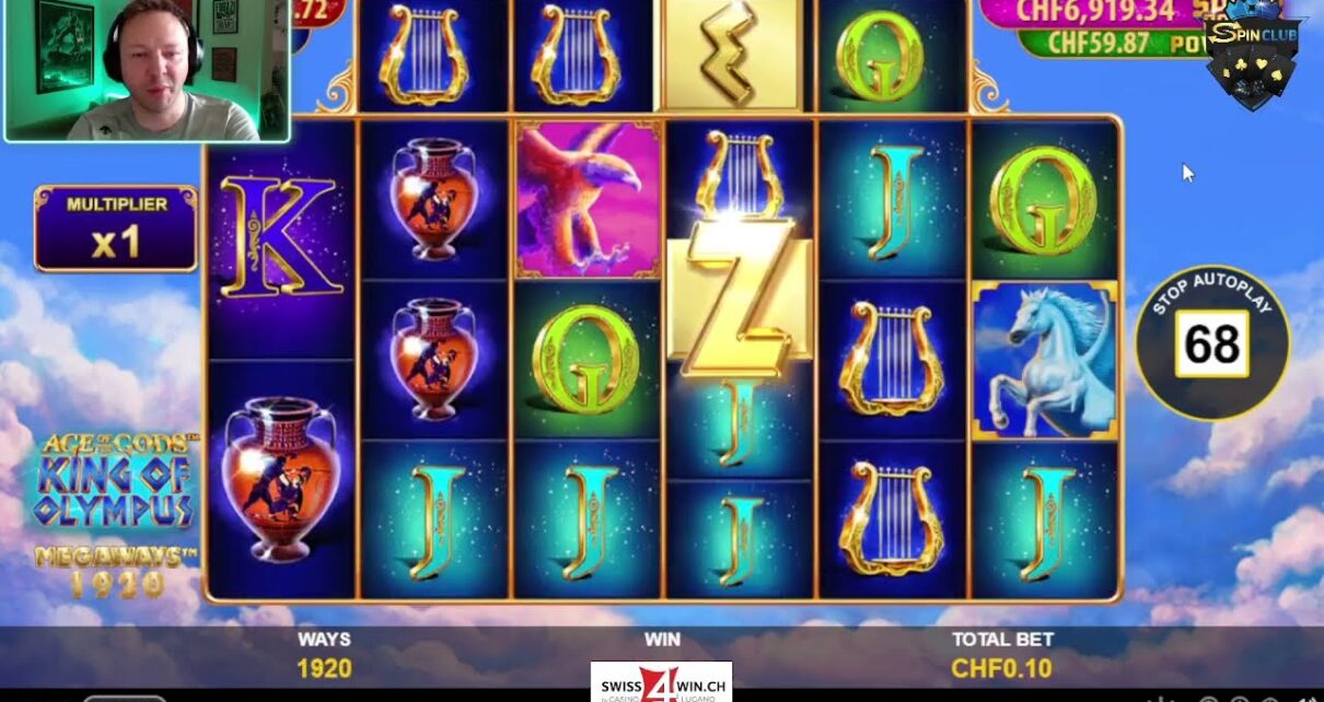 Spin Club – Swiss4Win – Online Casino Streamer – Age of the God King of Olympus