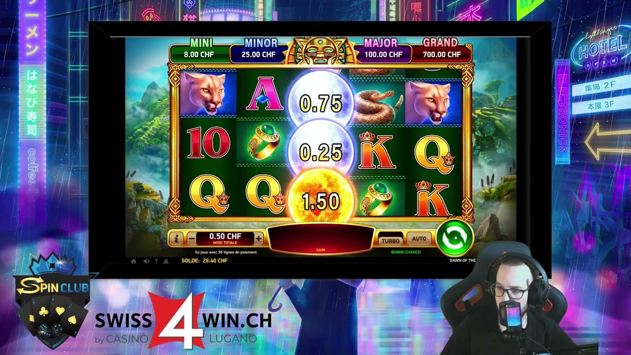 Spin Club - Swiss4Win - Online Casino Streamer - Dawn of the Incas