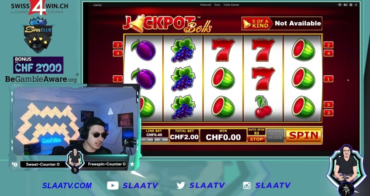 Spin Club – Swiss4Win – Online Casino Streamer – Jackpot Bells