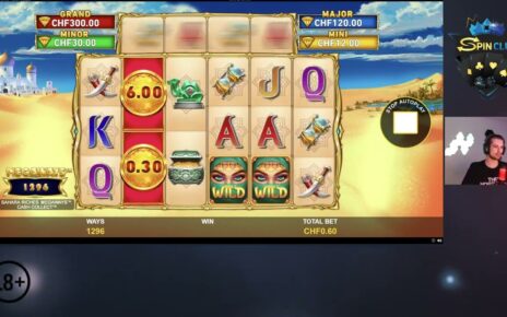 Spin Club – Swiss4Win – Online Casino Streamer – Sahara Riches Megaways  Cash Collect