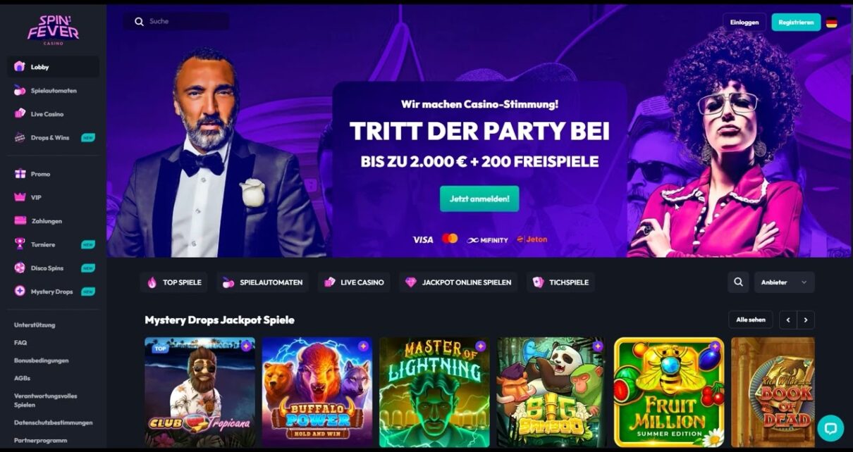 SpinFever online casino – Übersicht