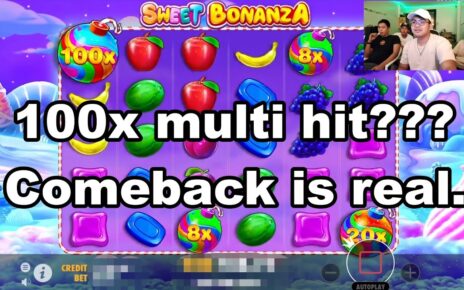 Sweet Bonanza! 100x mulit?!  #bigwin #onlinecasino #giveaways #slots #sweetbonanza #crazytime