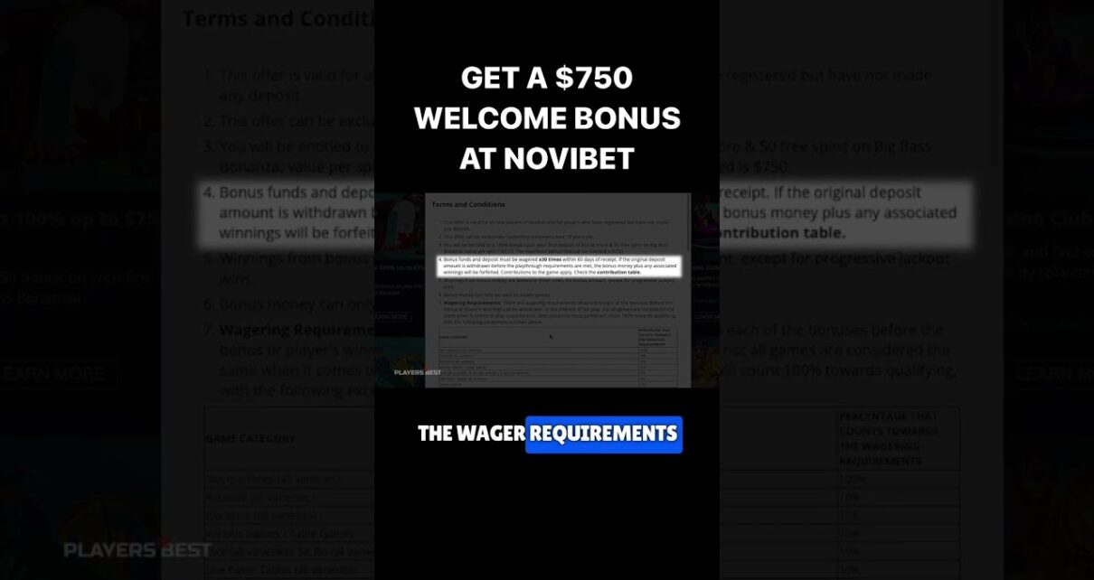 ? The Best Online Casino in Canada: Novibet ??