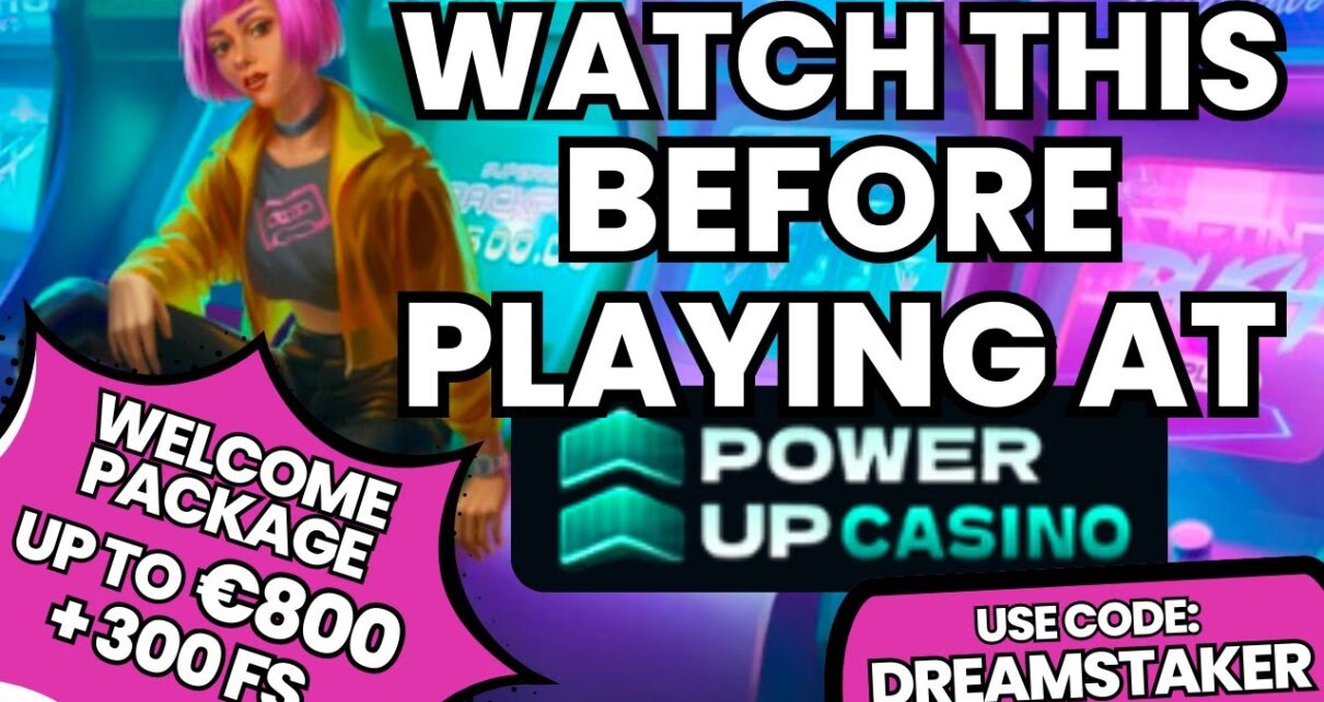 The COOLEST Online Casino – Bonus up to €800 + 300 Free Spins! #powerup #onlinecasino