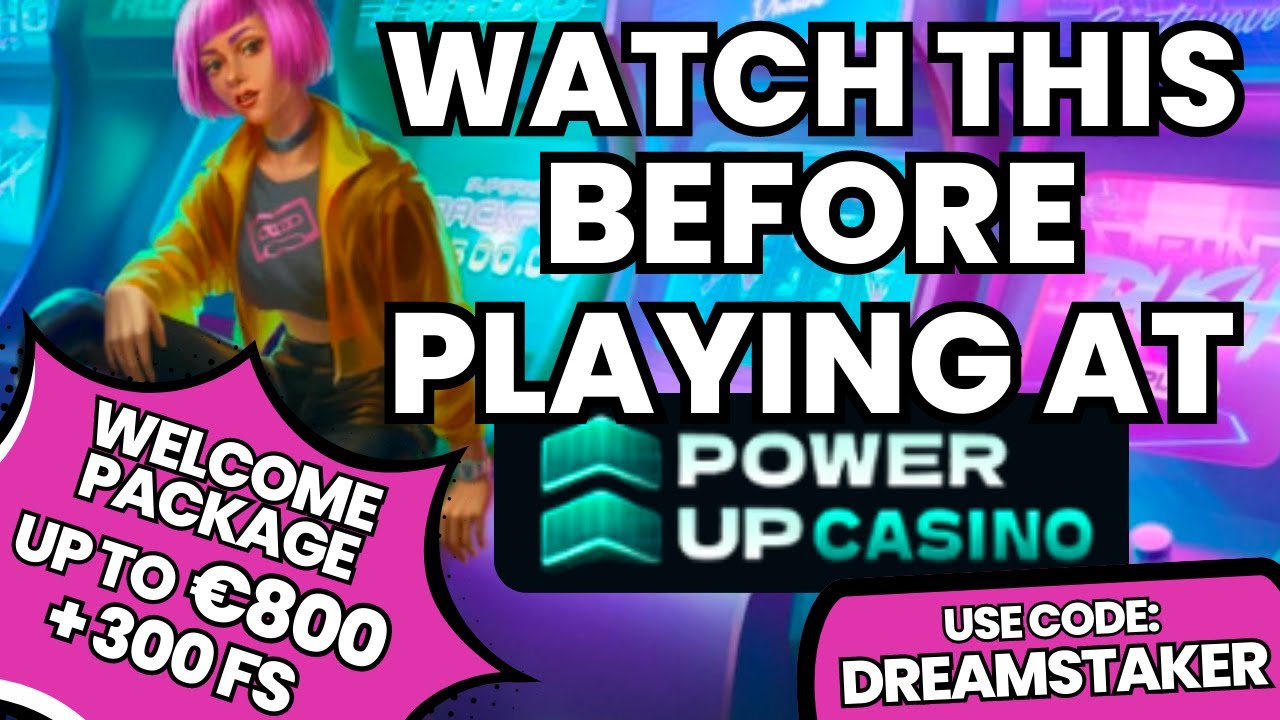 The COOLEST Online Casino - Bonus up to €800 + 300 Free Spins! #powerup #onlinecasino