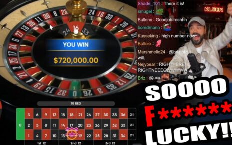 The LUCKIEST Guy I’ve Ever Seen On Roulette !!
