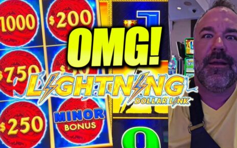 The Sensational Bet That Lands Me A Massive Progressive Jackpot on Lightning Dollar Link