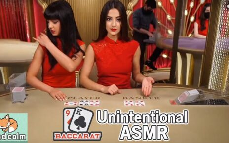 Unintentional ASMR Casino ♠️ WOW! These 2 Mumbling Baccarat Dealers will set you to SLEEP