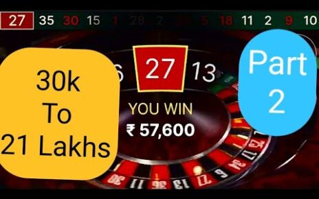 #rouletteking | Best Roulette Trick | Online Casino Games | 30k To 21.6 Lakhs |  component subdivision-2