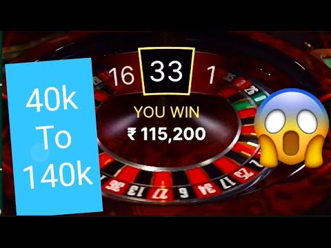 #rouletteking | #HowToPlayRoulette | Best Roulette Trick | Online Casino Games | 40k to 140k