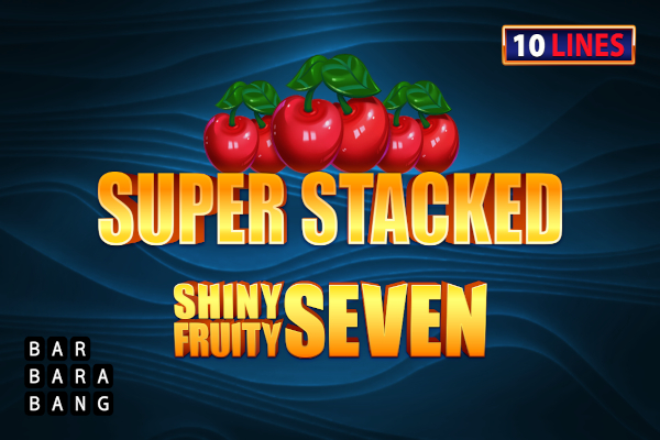 Błyszczące owocowe siedem 10 linii Super ułożone