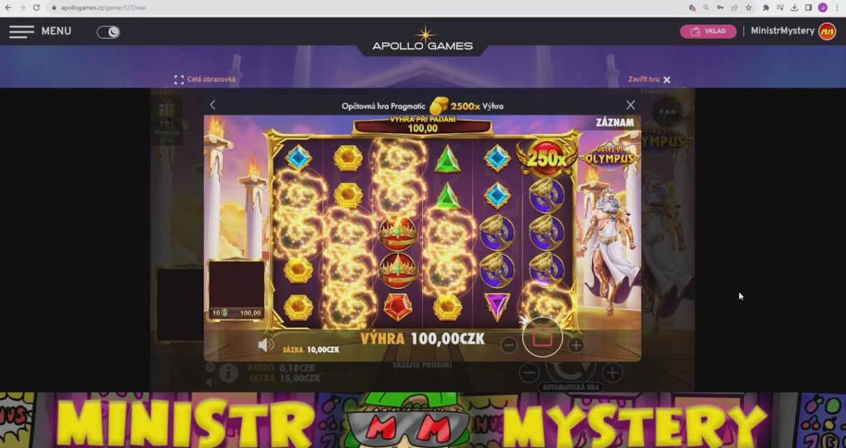 2500x • GATES OF OLYMPUS • PRAGMATIC PLAY • APOLLO GAMES ONLINE CASINO