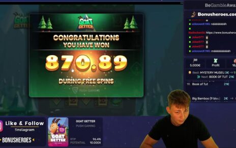 5.000€ – Turniere + Bonusopening / Online Casino Stream / Daily Giveaways