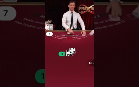 Almost Perfect Hit ? | #casino #onlinecasino #singapore #blackjack #freebetblackjack #gambling