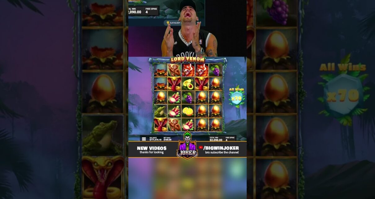 BIG WIN IN SLOT “LORD VENOM” ? | ONLINE GAMBLING STREAM HIGHLIGHTS ?