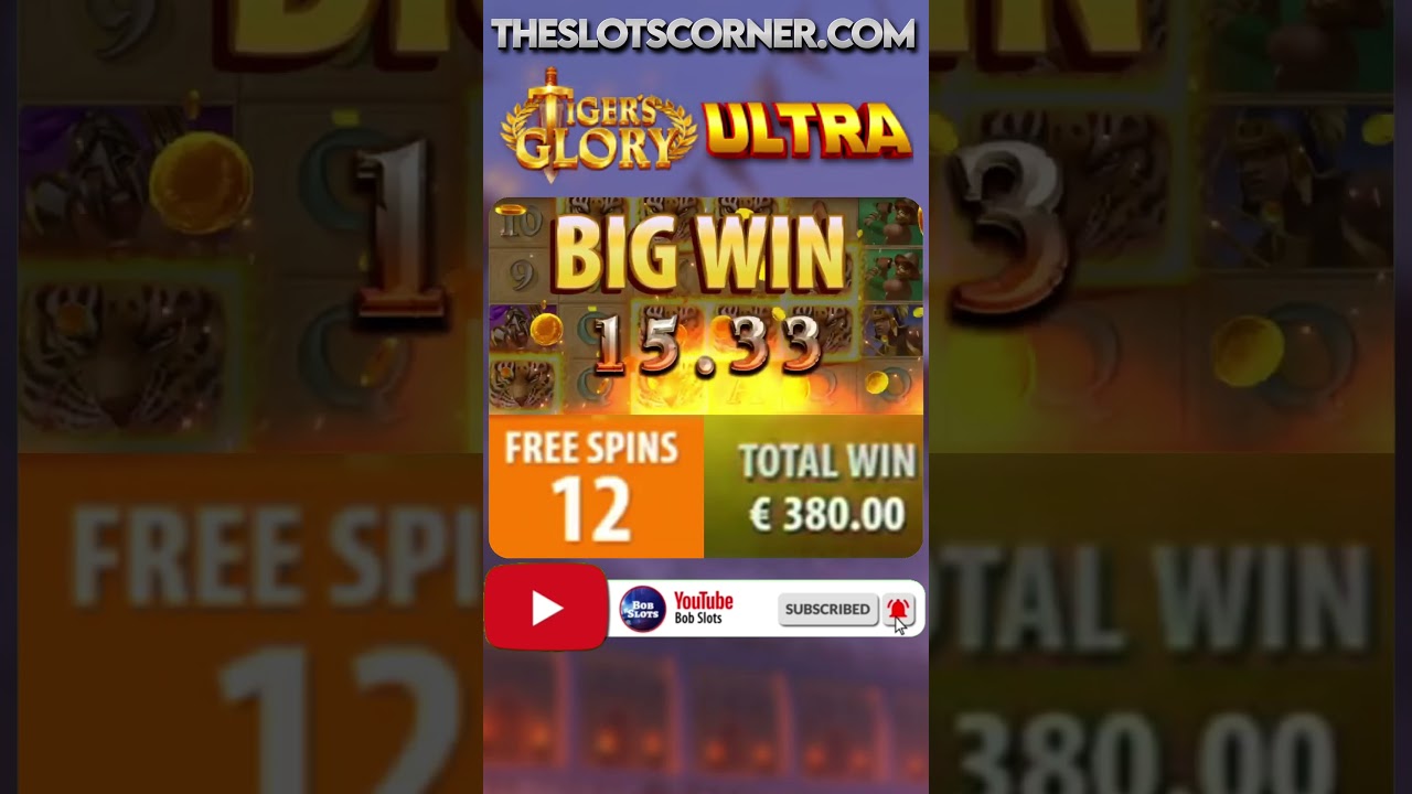 BOB MAKES A HAPPY MISTAKE!! TIGERS GLORY INSANE BIG WIN #slots  #casino #bigwins #onlinecasino