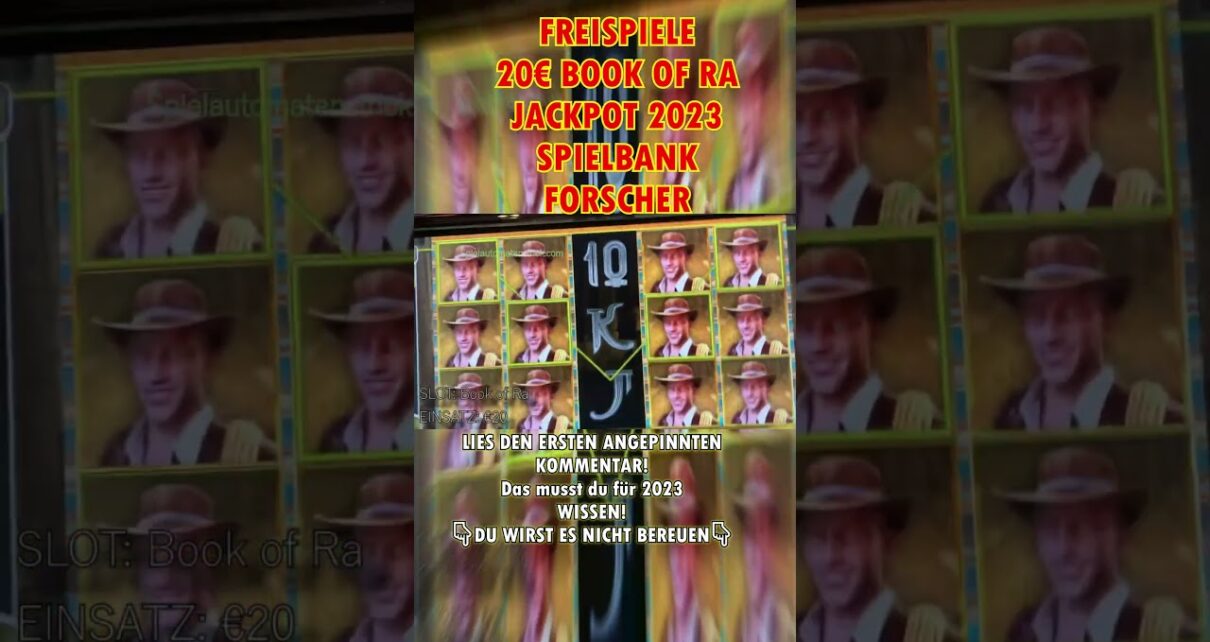 BOOK OF RA – SPIELBANK – JACKPOT GEWINN 2023! Zusammen mit SPIELO Freunden im Casino slots gewinn