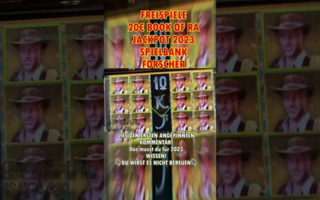 BOOK OF RA – SPIELBANK – JACKPOT GEWINN 2023! Zusammen mit SPIELO Freunden im Casino slots gewinn