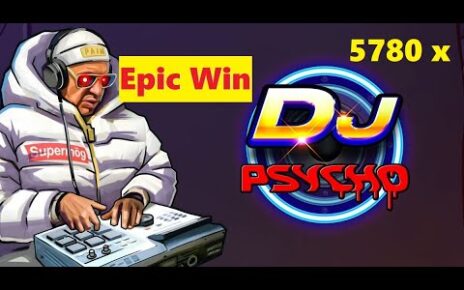 DJ Psycho Online Casino Slot Machine Big Win – No Limit City Gaming – Free Spins Bonus 5780x