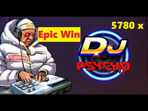 DJ Psycho Online Casino Slot Machine Big Win – No Limit City Gaming – Free Spins Bonus 5780x