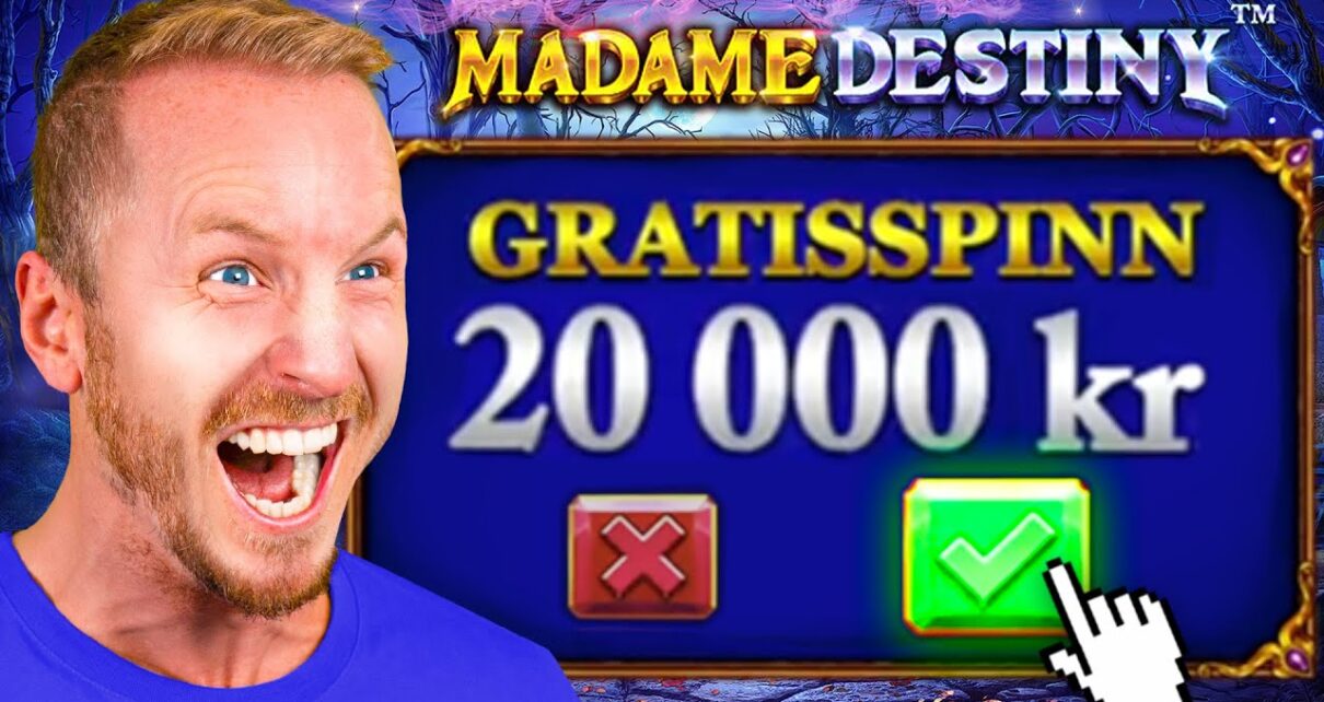 EXTREMT DYRA BONUSKÖP på Madame Destiny Megaways big win hos Thrills Casino