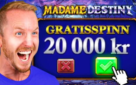 EXTREMT DYRA BONUSKÖP på Madame Destiny Megaways big win hos Thrills Casino