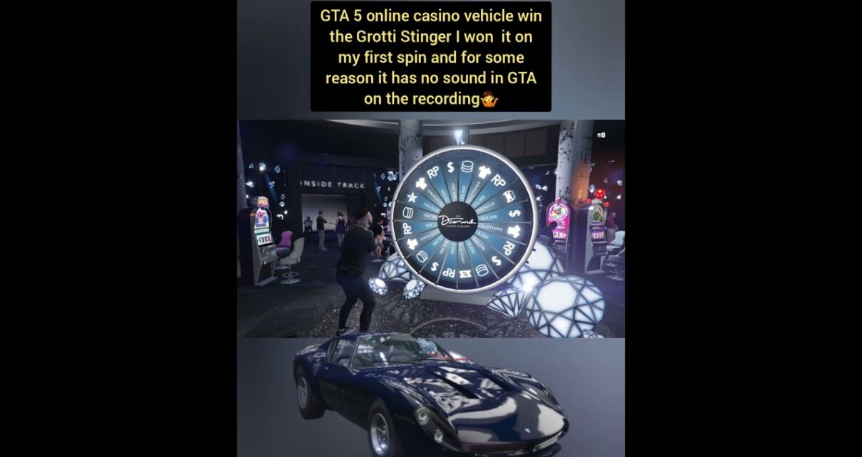 GTA V online casino vehicle win the Grotti Stinger Gt