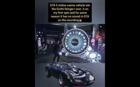 GTA V online casino vehicle win the Grotti Stinger Gt