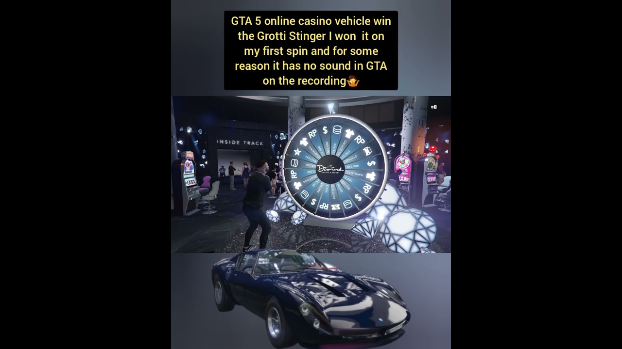 GTA V online casino vehicle win the Grotti Stinger Gt