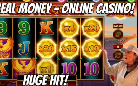 HUGE PAYOUT on existent Money Online Casino Play