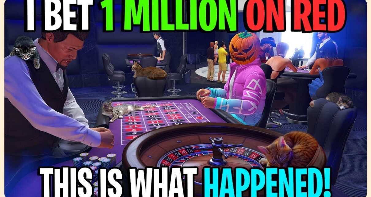 IDIOT BETS ,000,000 ON crimson IN GTA 5 ONLINE CASINO SO YOU DONT HAVE TO!