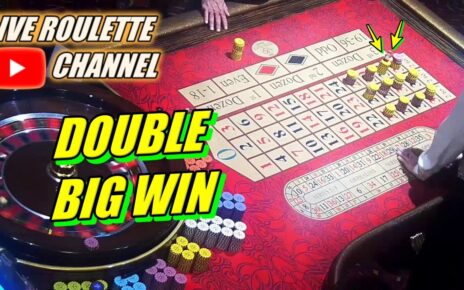 ? LIVE ROULETTE |? DOUBLE BIG WIN On Number 33 ? In Las Vegas Casino ? Exclusive ✅ 2023-09-26