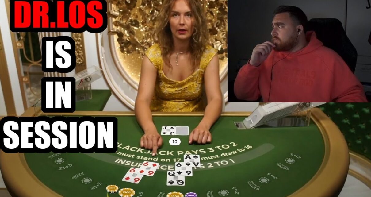 Los Plays Therapist To His Viewers While Playing BlackJack Hilarious