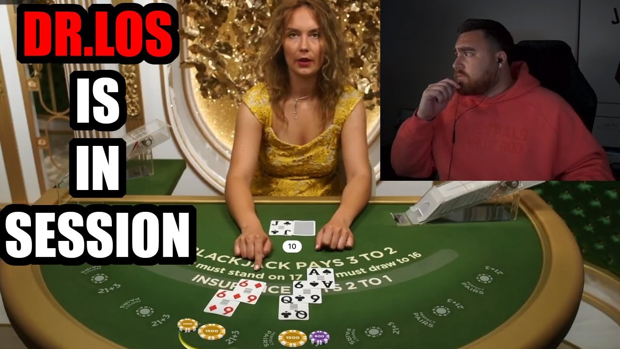 Los Plays Therapist To His Viewers While Playing BlackJack Hilarious