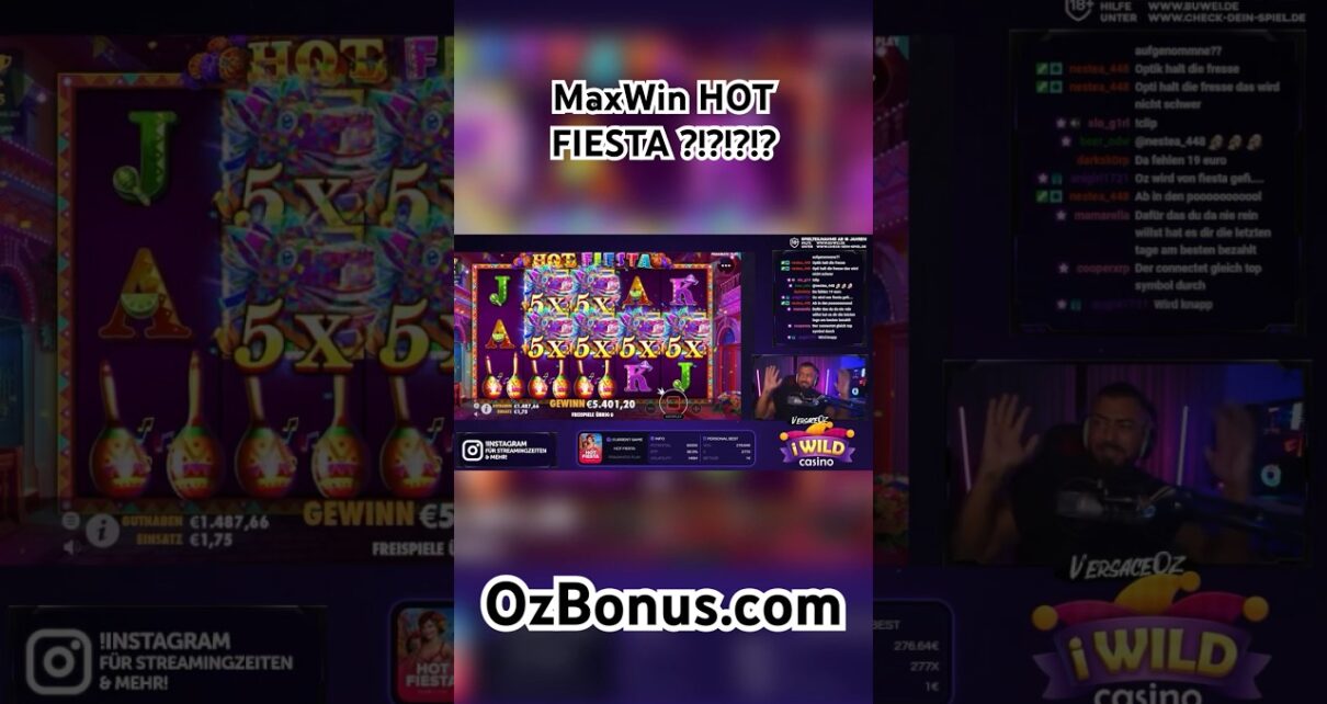 MAXWIN HOT FIESTA ?!?!?!? Insane Hit im online Casino